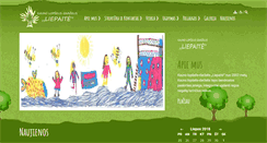 Desktop Screenshot of liepaite.lt